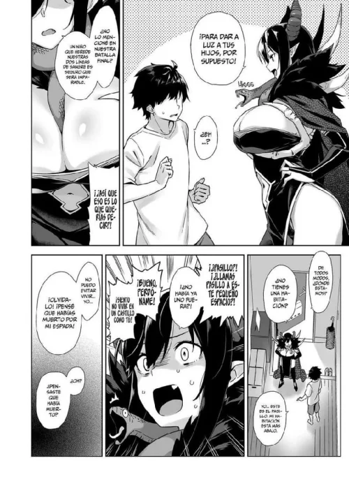 Oshikake Maou to Gouin Namahame Seikatsu - Mi loca vida sexual con una insaciable reina demon...webp