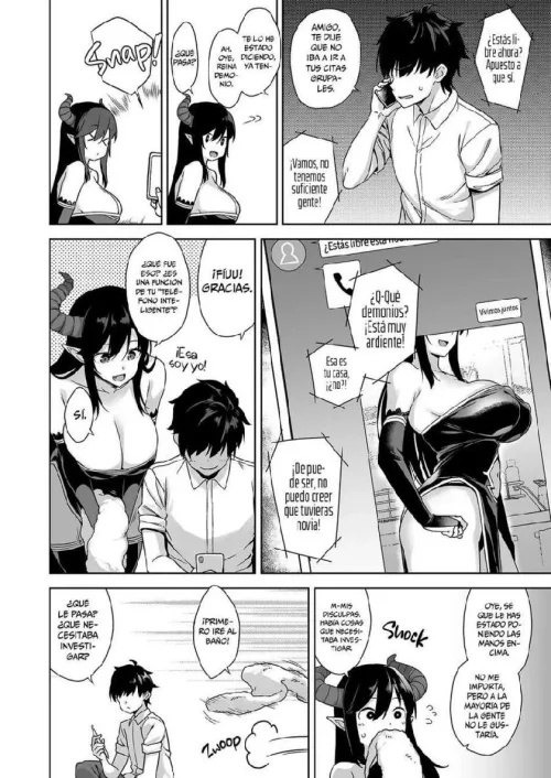 Oshikake Maou to Gouin Namahame Seikatsu - Mi loca vida sexual con una insaciable reina demon...webp